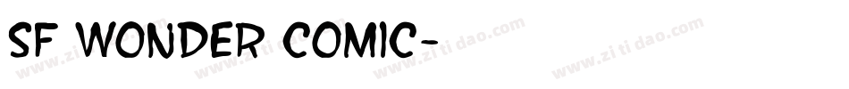 SF Wonder Comic字体转换